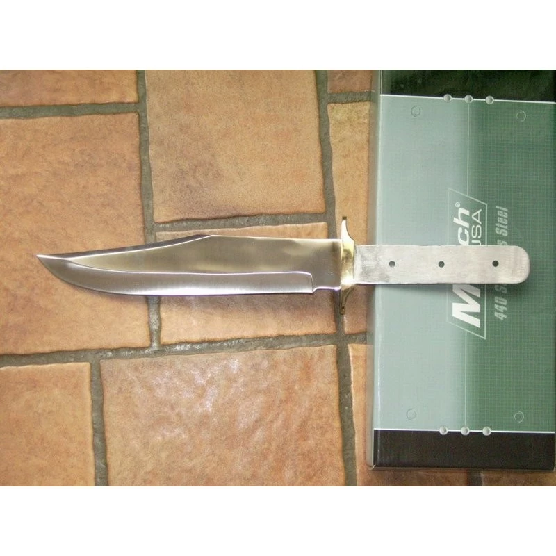 GRANDE LAME DE COUTEAU BOWIE DUNDEE A CUSTOMISER - FIXE - Bl009 2 GRANDE LAME DE COUTEAU BOWIE DUNDEE A CUSTOMISER - FIXE - Bl009 – Image 2