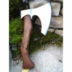 Hache De Viking Lame Acier Carbone 1055 Manche Bois Etui Cuir Marbles MR616 -France Des Couteaux Soldes 2024 hache de viking lame acier carbone 1055 manche bois etui cuir marbles mr616 livraison gratuite 4