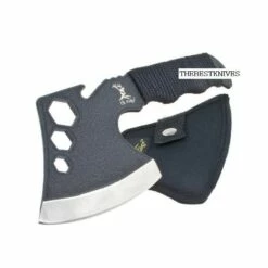 Hache Tactical Axe Tomahawk Combat Extraction Acier 440 Manche Paracorde ER272