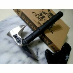 Hache Tomahawk M48 Camp Hawk Lame Acier Inox Manche FRN Etui Nylon United Cutlery UC3481