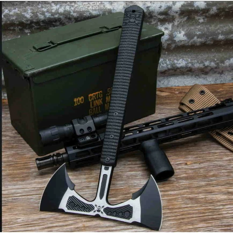 Hache United Cutlery M48 Liberator Double Headed Infantry Tomahawk Acier Inox Etui Nylon UC3429 6 Hache United Cutlery M48 Liberator Double Headed Infantry Tomahawk Acier Inox Etui Nylon UC3429 – Image 6