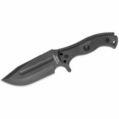 HBBLBK01 Halfbreed Blades Large Bush D2 Black Teflon Blade G10 Handles Molded Kydex Sheath -France Des Couteaux Soldes 2024 hbblbk01 halfbreed blades large bush d2 black teflon blade g10 handles molded kydex sheath livraison gratuite 3