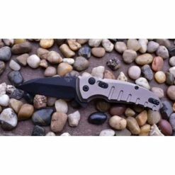 HO24167 Hogue Elishewitz X1 Microflip CPM-154 Black Blade FDE Aluminum Handles Push Button USA