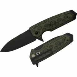 HO34218 Couteau Hogue EX02 Tactical Lame Acier 154CM Manche G-Mascus USA Clip