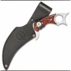 Karambit Gil Hibben Bloodwood Lame Acier 5Cr15MoV Manche Bois Etui Cuir GH5099 -France Des Couteaux Soldes 2024 karambit gil hibben bloodwood lame acier 5cr15mov manche bois etui cuir gh5099 livraison gratuite 4