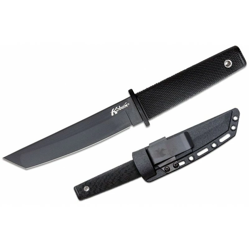 Katana Cold Steel Kobun Black Lame Tanto AUS-8 Black Manche Kray-Ex Etui Secure-Ex CS17TBKBK 5 Katana Cold Steel Kobun Black Lame Tanto AUS-8 Black Manche Kray-Ex Etui Secure-Ex CS17TBKBK – Image 5