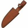 Lot De 2 Couteau Bushcraft Whitetail Hunter Lame Acier Carbone 1055 Manche Résine/Bois Etui Cuir PA203438