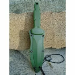 Lot De 2 Couteau De Botte Dague Smith&Wesson HRT OD Green Manche Abs Lame Acier Inox Etui SWP1189664