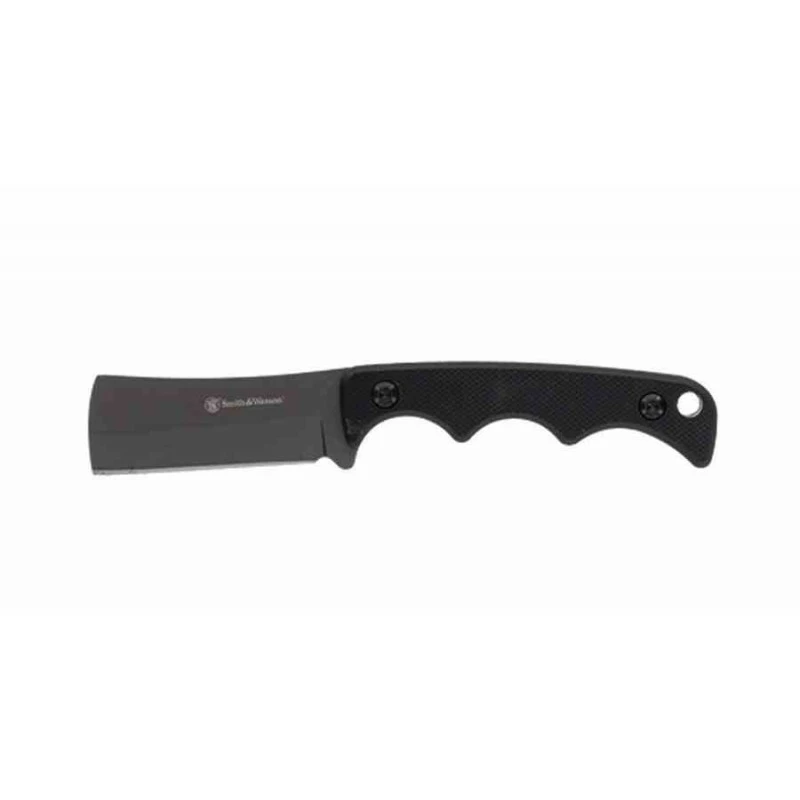 Lot De 2 Couteau De Cou Neck Smith&Wesson H.R.T. Cleaver Lame Acier 8Cr13MoV Etui Nylon SW1193153 3 Lot De 2 Couteau De Cou Neck Smith&Wesson H.R.T. Cleaver Lame Acier 8Cr13MoV Etui Nylon SW1193153 – Image 3