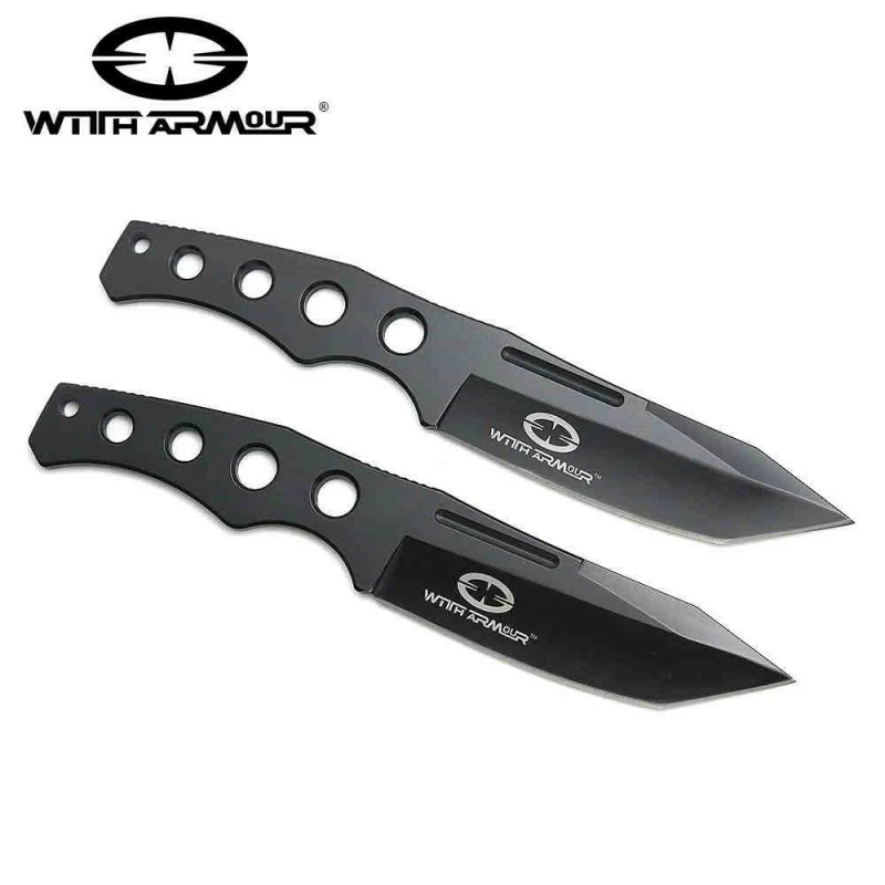 Lot De 2 Couteaux De Lancer WithArmour Aces Throwing Tanto 440 Etui Nylon WAR058BK 4 Lot De 2 Couteaux De Lancer WithArmour Aces Throwing Tanto 440 Etui Nylon WAR058BK – Image 4