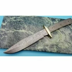 Lot De 2 Lames A Customiser Damas Tactical Bowie 256 Couches Lame Seule BL128D -France Des Couteaux Soldes 2024 lot de 2 lames a customiser damas tactical bowie 256 couches lame seule bl128d livraison gratuite 3