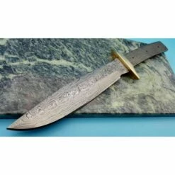 Lot De 2 Lames A Customiser Damas Tactical Bowie 256 Couches Lame Seule BL128D -France Des Couteaux Soldes 2024 lot de 2 lames a customiser damas tactical bowie 256 couches lame seule bl128d livraison gratuite 4
