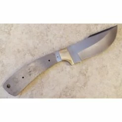 Lot De 2 Lames à Customiser Selon Vos Désirs Bowie Skinner Acier Carbone/Inox Garde Laiton BL091