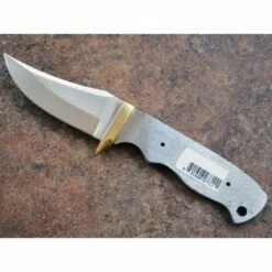 Lot De 2 Lames à Customiser Skinner Lame Acier Inox Garde Laiton BL083