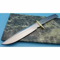 Lot De 2 Lames A Customiser Tactical Bowie Lame Acier Inox Garde En Laiton BL128 -France Des Couteaux Soldes 2024 lot de 2 lames a customiser tactical bowie lame acier inox garde en laiton bl128 livraison gratuite 4