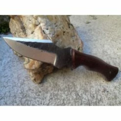 Lot De 3 Couteau Bushcraft Skinner Lame Acier Carbone 1055 Manche Micarta Etui Cuir PA203422