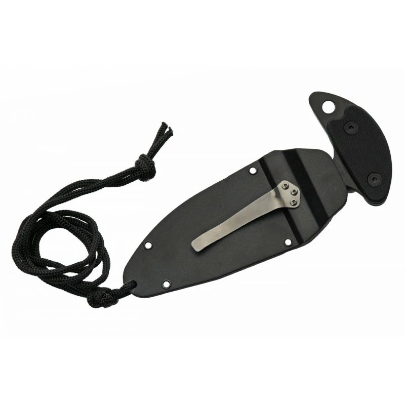 Lot De 3 Couteau De Cou Push Dagger Lame Acier Inox Manche G10 Etui Plastique CN211550x3 4 Lot De 3 Couteau De Cou Push Dagger Lame Acier Inox Manche G10 Etui Plastique CN211550x3 – Image 4