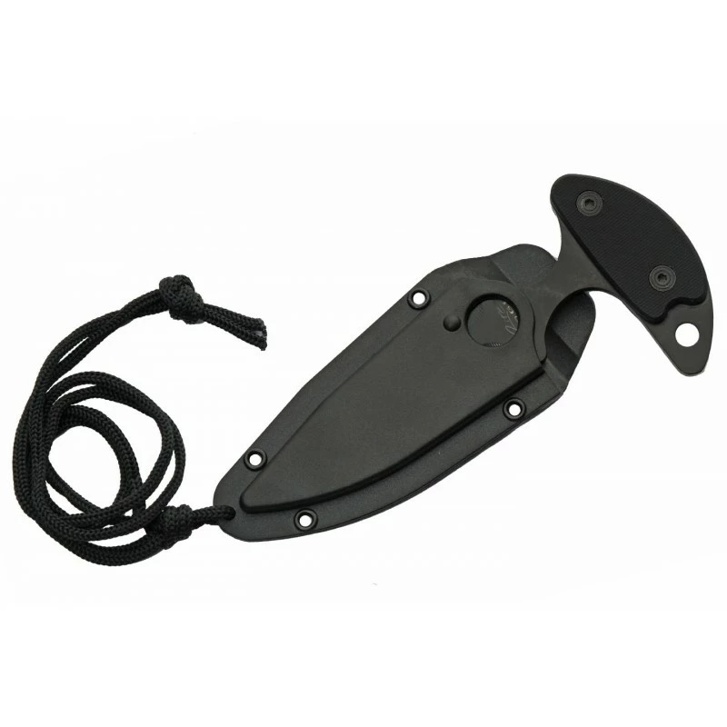 Lot De 3 Couteau De Cou Push Dagger Lame Acier Inox Manche G10 Etui Plastique CN211550x3 5 Lot De 3 Couteau De Cou Push Dagger Lame Acier Inox Manche G10 Etui Plastique CN211550x3 – Image 5