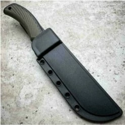 Lot De 3 Couteau De Survie S-TEC Lame Acier Inox Scie Manche Abs Etui ABS STT22191BK