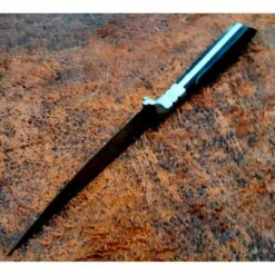 Lot De 3 Couteau Médiéval Lame Acier Inox Manche Corne Etui Cuir PA3410HN