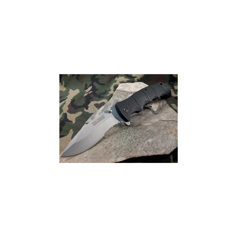 Lot De 3 Couteau Tactical Tac Force A/O Lame Acier Carbone/Inox Serr Manche Alu Black TF924MS 1 Lot De 3 Couteau Tactical Tac Force A/O Lame Acier Carbone/Inox Serr Manche Alu Black TF924MS