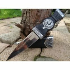 Lot De 3 Couteaux Dague Scottish Dirk Sheffield Sgian Dubh Acier Inox Manche Abs Etui Abs CN210549