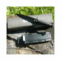 Lot De 3 Couteaux De Cou Tactical Kabai Mtech Acier 440 Façon Ka-Bar MT632DB