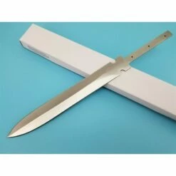 Lot De 3 Grandes Lames A Customiser Couteau De Chasse Dague Lame Acier Inox BL141