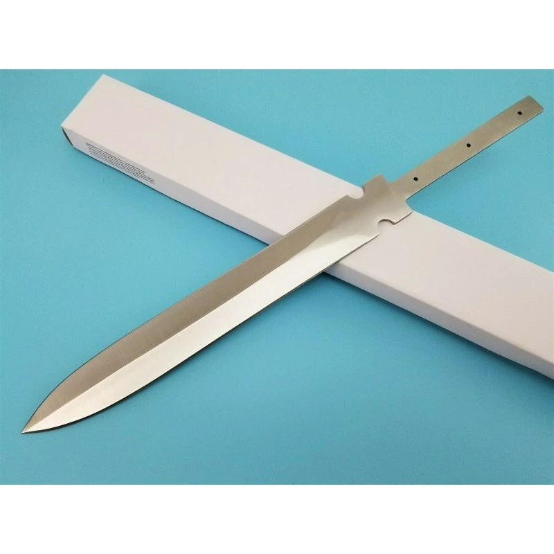 Lot De 3 Grandes Lames A Customiser Couteau De Chasse Dague Lame Acier Inox BL141 1 Lot De 3 Grandes Lames A Customiser Couteau De Chasse Dague Lame Acier Inox BL141