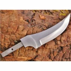 Lot De 3 Lames à Customiser Skinner Bowie Lame Acier Inox Garde Métal BL0121