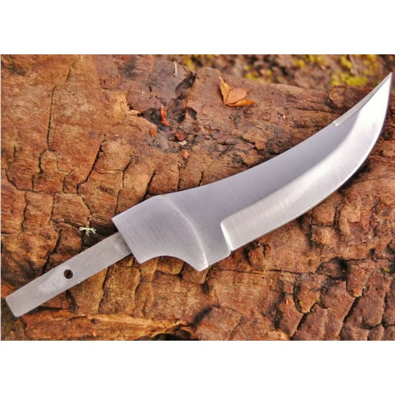 Lot De 3 Lames à Customiser Skinner Bowie Lame Acier Inox Garde Métal BL0121 1 Lot De 3 Lames à Customiser Skinner Bowie Lame Acier Inox Garde Métal BL0121