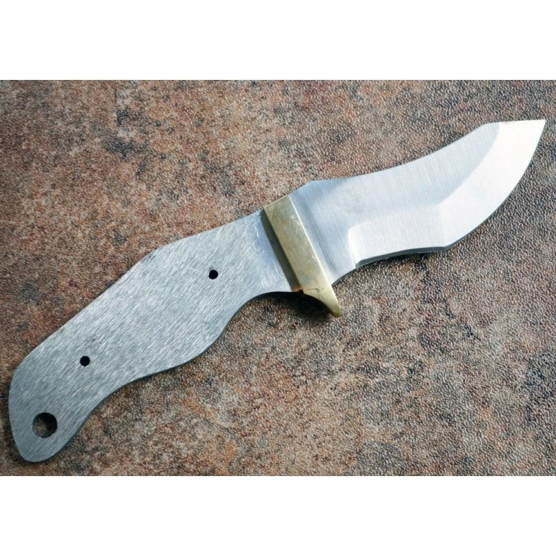 Lot De 3 Lames à Customiser Skinner Lame Acier Inox Garde Laiton BL086 1 Lot De 3 Lames à Customiser Skinner Lame Acier Inox Garde Laiton BL086