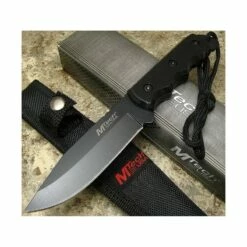Lot De Couteaux - 2 Couteau De Survie Mtech Black Acier 440 Inox MT2035BK