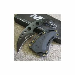Lot De Couteaux 2 Karambit Mtech Acier 440 Version Tactical Black MT664BK