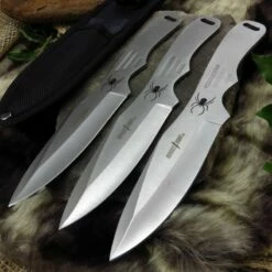 M4505 Lot De 3 Couteaux De Lancer Spider-Man Acier Inox Etui Nylon -France Des Couteaux Soldes 2024 m4505 lot de 3 couteaux de lancer spider man acier inox etui nylon livraison gratuite 5