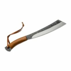 Machette Condor Impossible Machete Lame Acier Carbone 1075 Manche Cuir Etui CUir Made Salvador CTK3957108HC