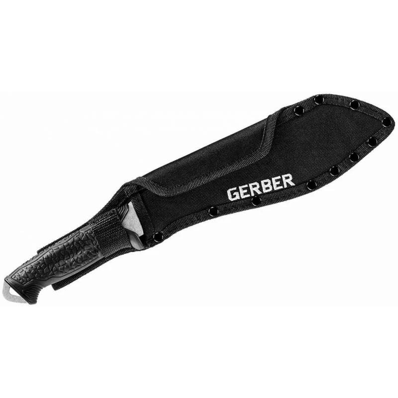 Machette Gerber Versafix Pro Machete Lame Acier Inox Manche Gray Rubber Etui Polymère G3471 2 Machette Gerber Versafix Pro Machete Lame Acier Inox Manche Gray Rubber Etui Polymère G3471 – Image 2