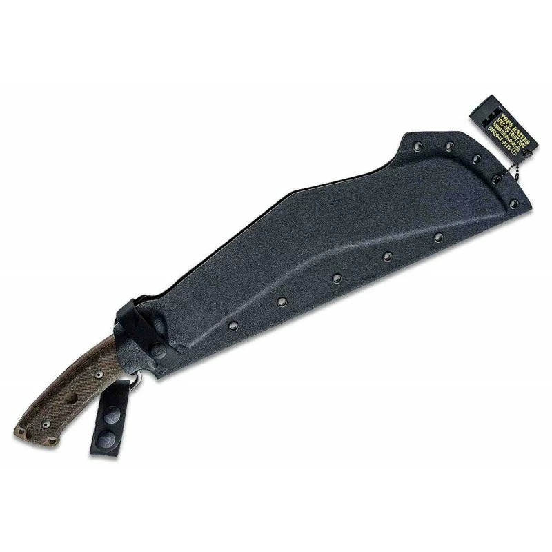 Machette Kukri TOPS Knives The Bestia Lame Acier Carbone 1095 Manche Micarta Etui Kydex USA TPTBST01 8 Machette Kukri TOPS Knives The Bestia Lame Acier Carbone 1095 Manche Micarta Etui Kydex USA TPTBST01 – Image 8