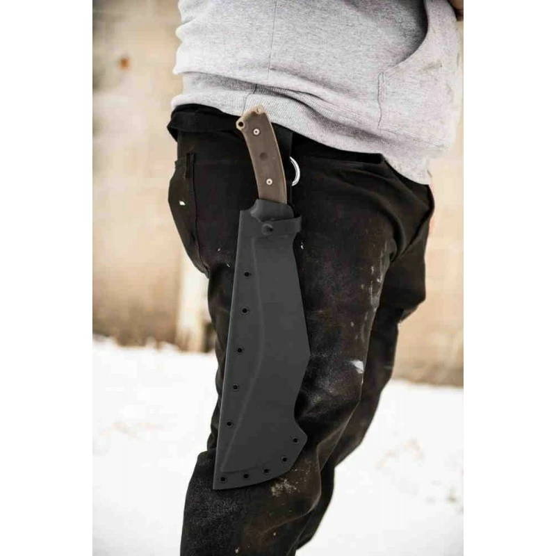 Machette Kukri TOPS Knives The Bestia Lame Acier Carbone 1095 Manche Micarta Etui Kydex USA TPTBST01 1 Machette Kukri TOPS Knives The Bestia Lame Acier Carbone 1095 Manche Micarta Etui Kydex USA TPTBST01