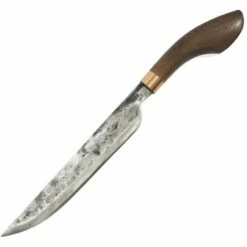Machette My Parang Golok Perak 12in Carbone 5160 Manche Bois Etui Nylon Made In Malaysia MYPPRK12