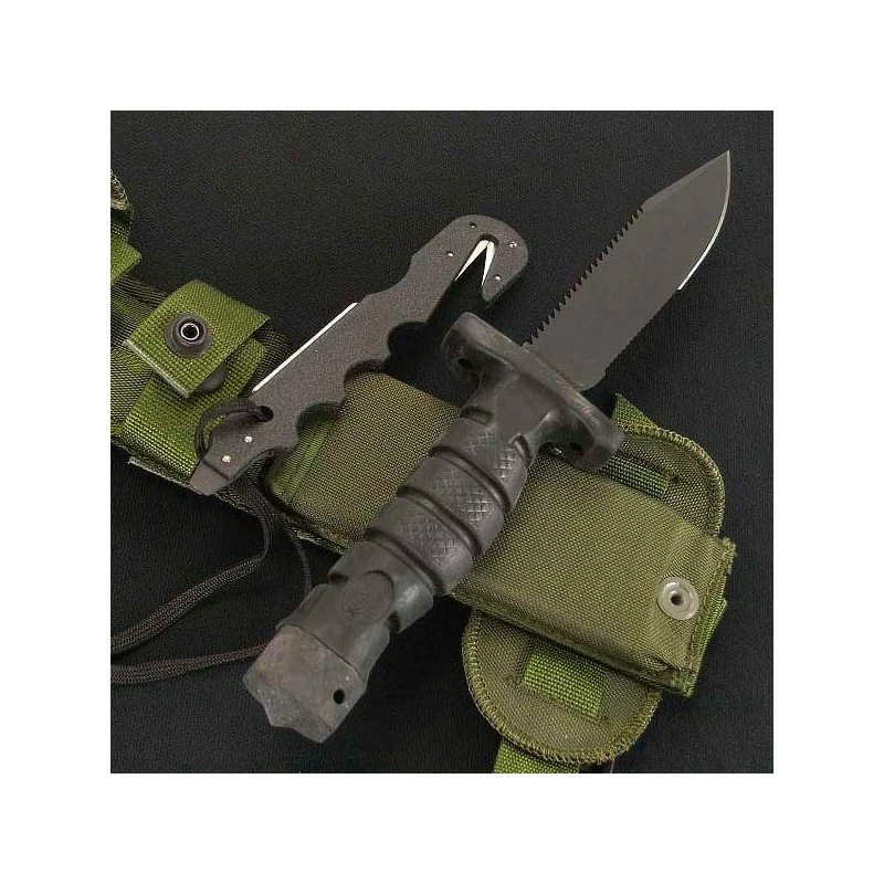 ONTARIO ASEK SURVIVAL KNIFE - COUTEAU DE COMBAT SURVIE Ontario A.S.E.K. Survival ON1400 4 ONTARIO ASEK SURVIVAL KNIFE - COUTEAU DE COMBAT SURVIE Ontario A.S.E.K. Survival ON1400 – Image 4