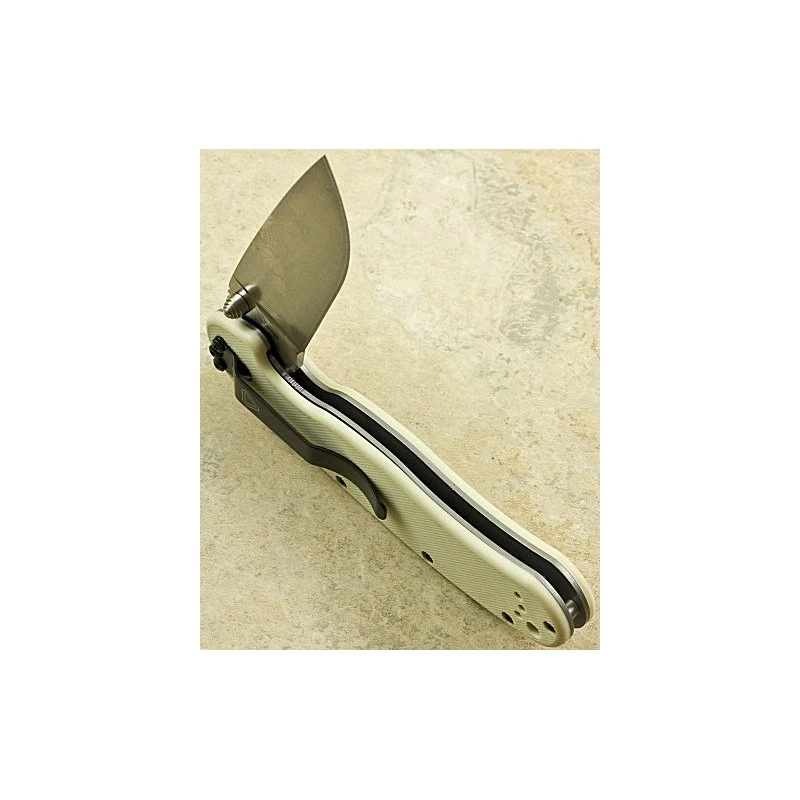 ON8848DT Couteau ONTARIO RAT 1 Desert Tan Lame Acier AUS8 Manche Desert Tan Nylon Linerlock 2 ON8848DT Couteau ONTARIO RAT 1 Desert Tan Lame Acier AUS8 Manche Desert Tan Nylon Linerlock – Image 2