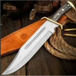 PA3349 Couteau De Chasse Bowie Lame Acier Inox Manche Bois Etui Cuir 9 PA3349 Couteau De Chasse Bowie Lame Acier Inox Manche Bois Etui Cuir -France Des Couteaux Soldes 2024 pa3349 couteau de chasse bowie lame acier inox manche bois etui cuir livraison gratuite 4