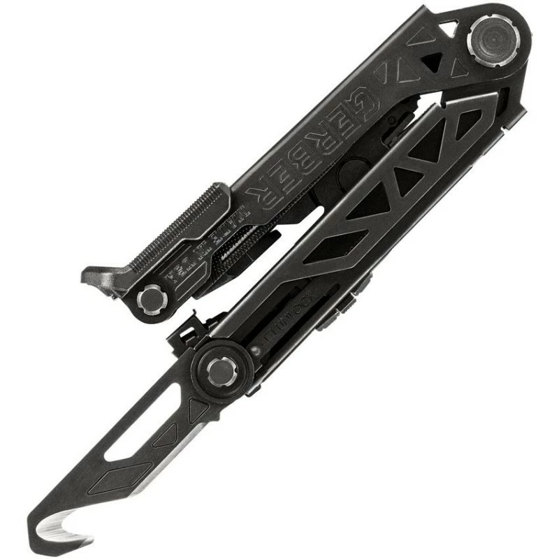 Pince Outil Multifonctions Gerber Center Drive Rescue Black Multi-Tool + Bit Set Etui Nylon USA G1893 3 Pince Outil Multifonctions Gerber Center Drive Rescue Black Multi-Tool + Bit Set Etui Nylon USA G1893 – Image 3
