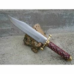 Poignard Couteau American Hunter Lame Acier Carbone Manche Bois Façon Médiéval Etui Cuir AH024 -France Des Couteaux Soldes 2024 poignard couteau american hunter lame acier carbone manche bois facon medieval etui cuir ah024 livraison gratuite 4