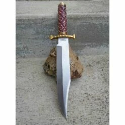 Poignard Couteau American Hunter Lame Acier Carbone Manche Bois Façon Médiéval Etui Cuir AH024 -France Des Couteaux Soldes 2024 poignard couteau american hunter lame acier carbone manche bois facon medieval etui cuir ah024 livraison gratuite 9