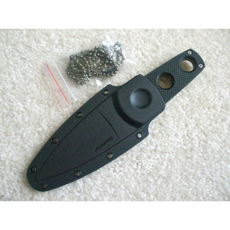 CS11SDT Couteau Cold Steel Secret Edge AUS-8A Manche Faux G-10 Etui Secure-Ex 2 CS11SDT Couteau Cold Steel Secret Edge AUS-8A Manche Faux G-10 Etui Secure-Ex – Image 2