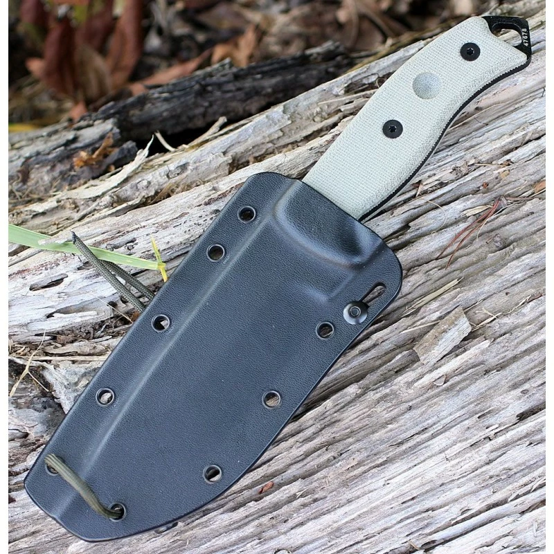RC5PBK Couteau Esee Model 5 Survival Escape Evasion Carbone 1095 Plain Manche Micarta Etui Kydex Made USA 4 RC5PBK Couteau Esee Model 5 Survival Escape Evasion Carbone 1095 Plain Manche Micarta Etui Kydex Made USA – Image 4