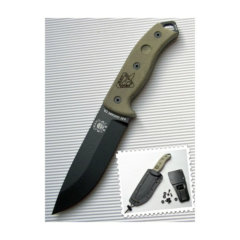 RC5PBK Couteau Esee Model 5 Survival Escape Evasion Carbone 1095 Plain Manche Micarta Etui Kydex Made USA 1 RC5PBK Couteau Esee Model 5 Survival Escape Evasion Carbone 1095 Plain Manche Micarta Etui Kydex Made USA