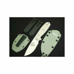 RC3SDT Couteau Esee Model 3 Lame Acier Carbone 1095 Serr Manche Micarta Kydex USA